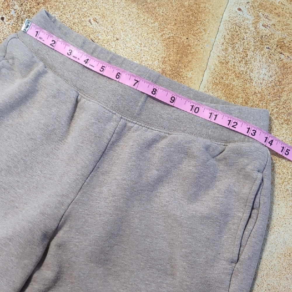 Girlfriend Collective Cotton Sweat Set Pants Joggers Pullover Sand Size M - Picture 7 of 15